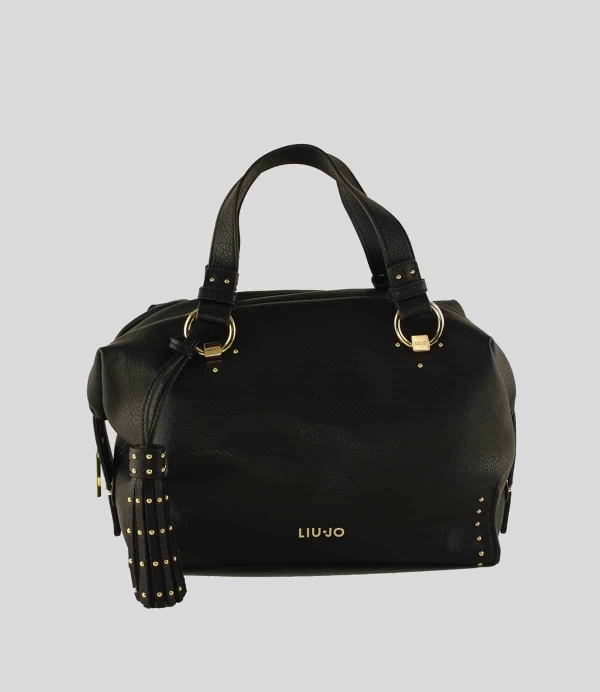 LIU-JO-Anna-Boston-Bag-S-Boston-Bag-Nero-Schwarz