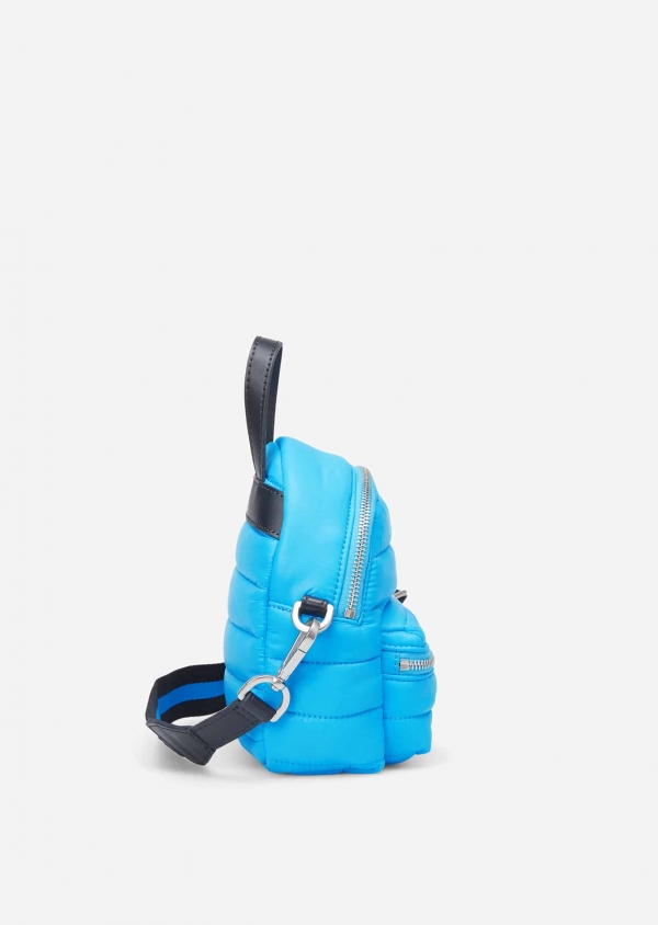 Marc O'Polo Umhängetasche Fine im Rucksack Style - hellblau aqua blue Blau Seite