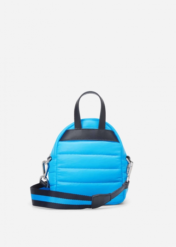 Marc O'Polo Umhängetasche Fine im Rucksack Style - hellblau aqua blue Blau Hinten
