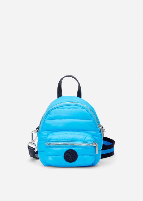 Marc O'Polo Umhängetasche Fine im Rucksack Style - hellblau aqua blue Blau front