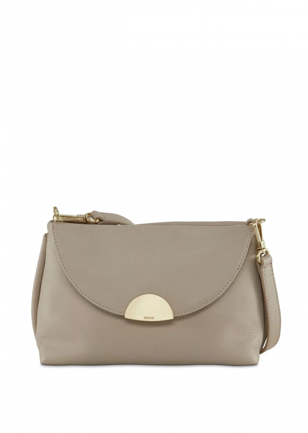 BREE Pippa 1 Umhängetasche S Leder mit Gold Details und verstellbarem Schulterriemen_0_front
