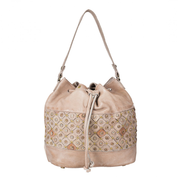 DESIDERIUS Clavus CHLOE Handtasche DEAW160188 beige Beuteltasche Hobo Bag Schultertasche