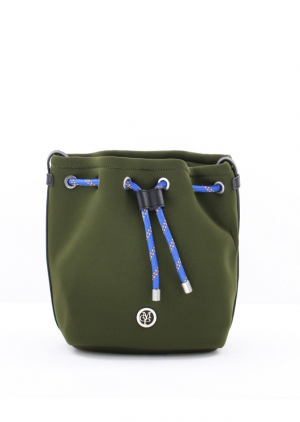Marc O'Polo Schultertasche SIA,Bucket bag mit verstellbarem Schultergurt, mit Zugband und Magnetverschluss olive_0