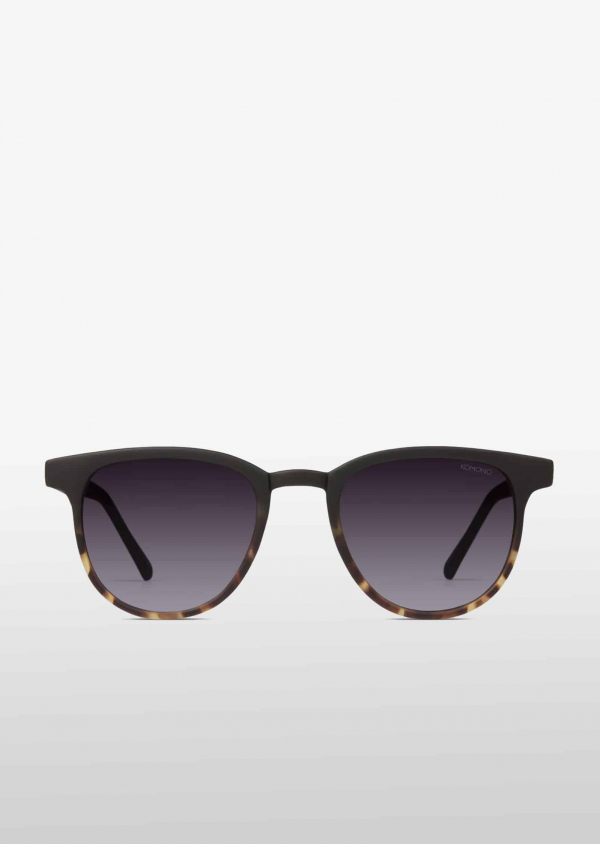 KOMONO-FRANCIS-Matte-BlackTortoise-Schwarz_KOM-S2257_1 Front