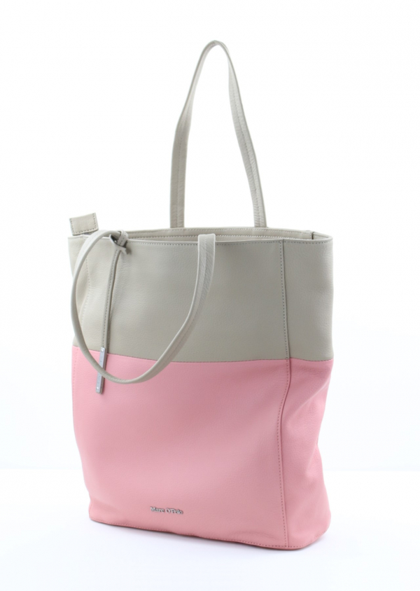 Marc O'Polo Shopper RUMI, aus Leder Rosa Beige mit 2 Henkel_8_Front_links