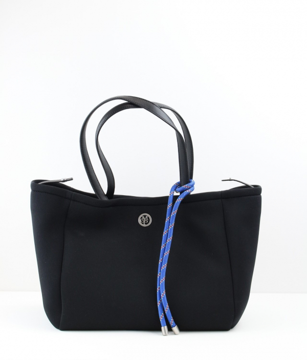 Marc O'Polo Shopper Cara Schultertasche Neopren schwarz black front