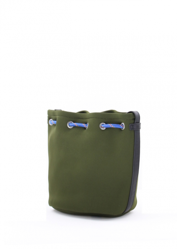 Marc O'Polo Schultertasche SIA,Bucket bag mit verstellbarem Schultergurt, mit Zugband und Magnetverschluss olive_4