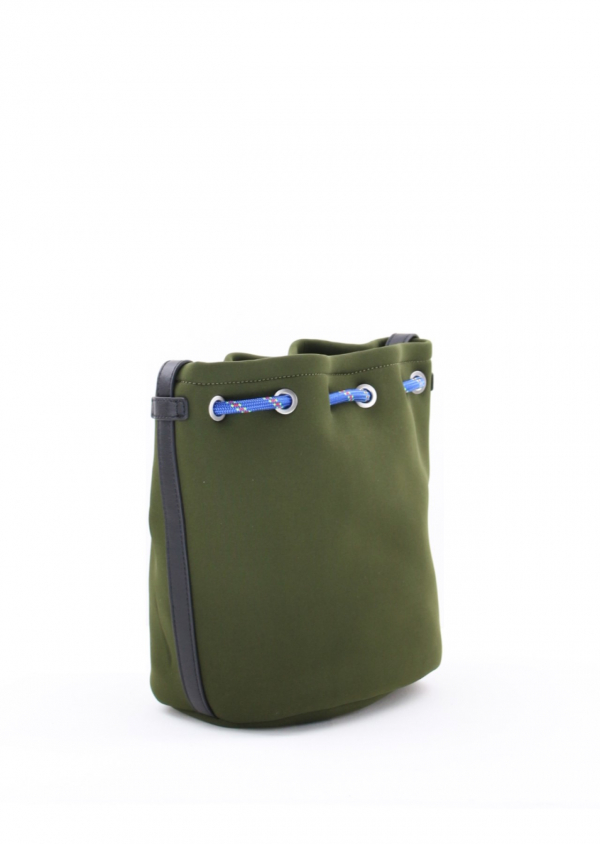 Marc O'Polo Schultertasche SIA,Bucket bag mit verstellbarem Schultergurt, mit Zugband und Magnetverschluss olive_7