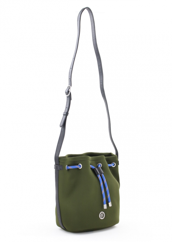 Marc O'Polo Schultertasche SIA,Bucket bag mit verstellbarem Schultergurt, mit Zugband und Magnetverschluss olive_9