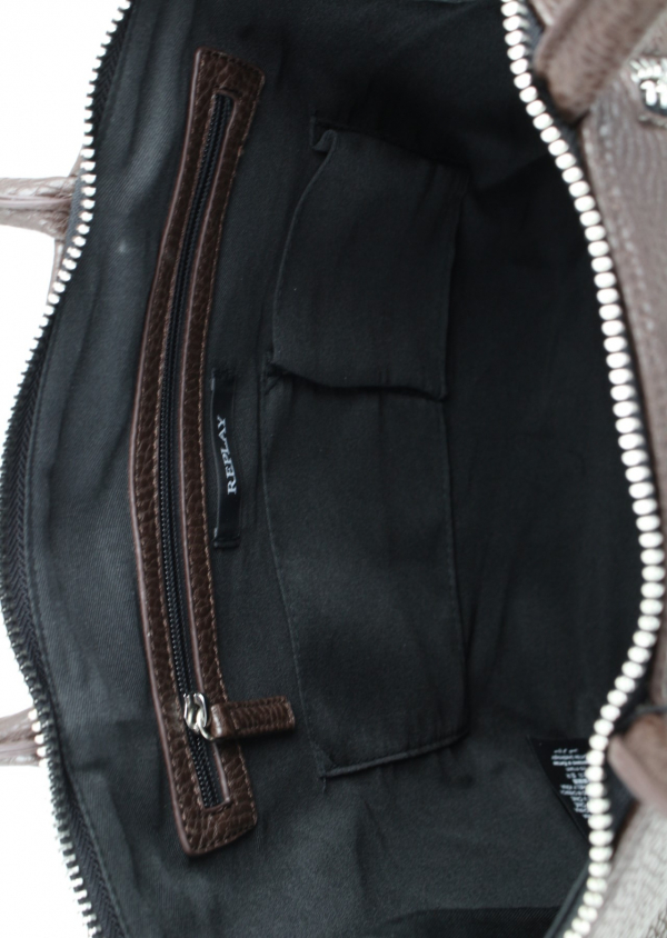 REPLAY Shopper FW3683 mit zwei Henkel Kunstleder braun_8