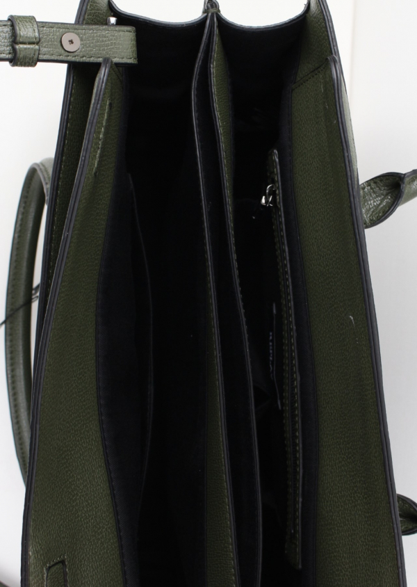 REPLAY Shopper FW3695 Kunstleder Dunkelgrün mit Pouch und abnehmbarem Schultergurt_10